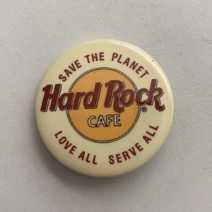 Hard Rock Cafe Button